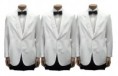 Ref. 04501 - Blazer s/Forro, Tipo Smoking, em Branco